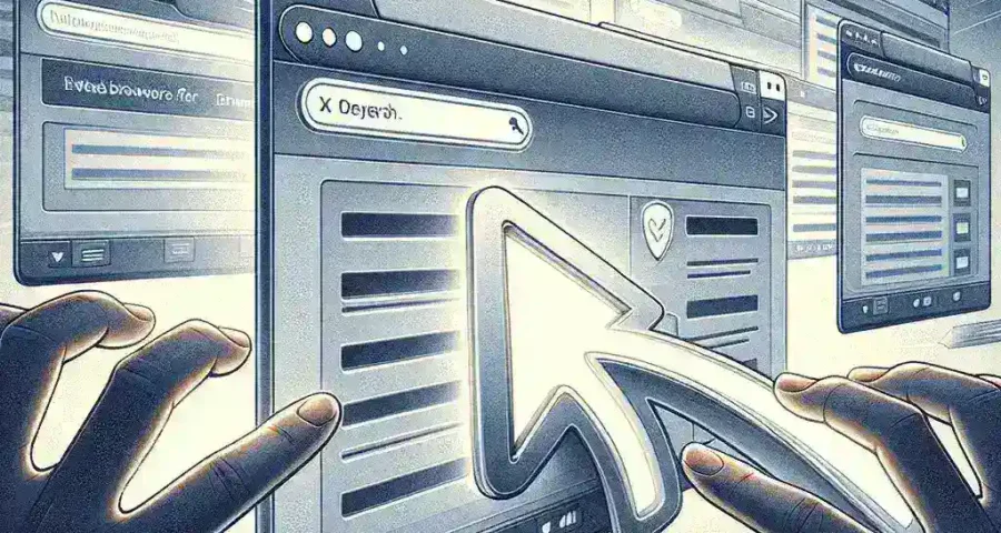 "Person restoring browser tabs after a crash using a recovery tool on their laptop - How to Restore Browser Tabs After a Crash Guide"